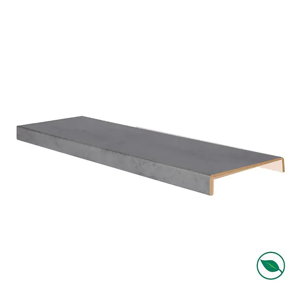 Achat Immédiat Marche rénovation d‘escalier XXL stratifié dark grey 1300 x 610 x 56 mm - PEFC 70% FORESTEA