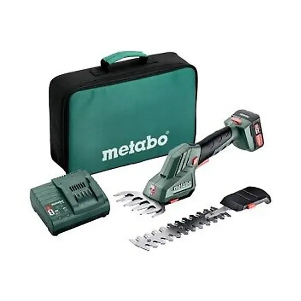 Offre Exclusive Taille-bordures METABO 12 V PowerMaxx SGS 12 Q 1x 2,0 Ah Li-Power, SC 30 + coffret