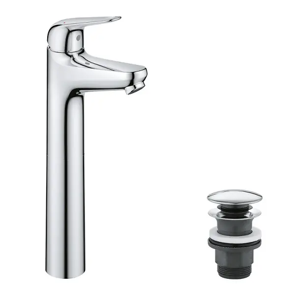 Prix Promo Mitigeur lavabo Swift avec vidage Push open chromé XL GROHE