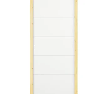 Solde Bloc-porte alvéolaire 4 lignes - 204x83cm poussant droite BALLAY
