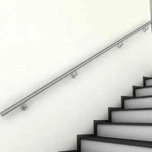 Pack Main courante FLEXIO 3m - Argent - L.3m KORDO Vente Directe