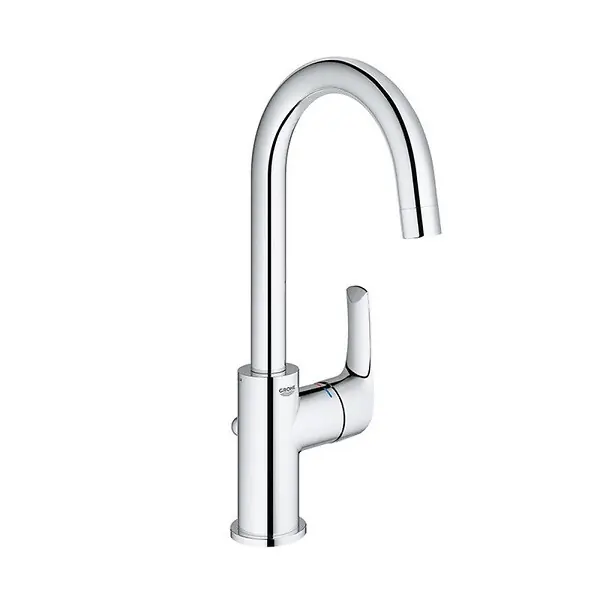 Promotion Mitigeur lavabo EUROSMART GROHE 23537002 - taille L - col de cygne - chrome