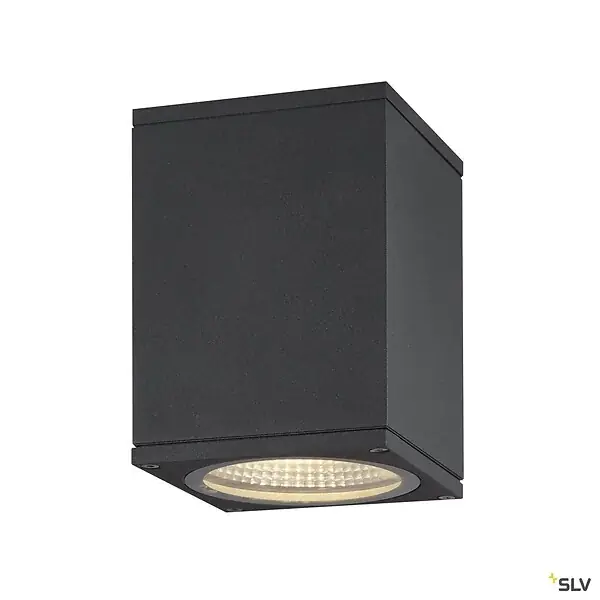Plafonnier extérieur carré SLV ENOLA SQUARE avec LED intégrée - 8,6 x 8,6 x 12,5 cm Produit De Marque