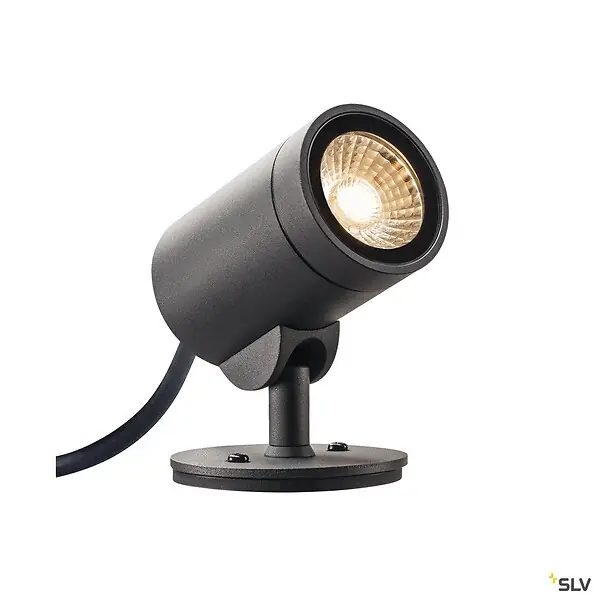 Petit Prix HELIA SPOT S, projecteur extérieur, simple, anthracite, LED, 8W, 3000K, IP55, variable - SLV