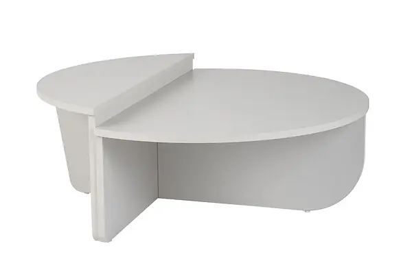 Table basse en bois "Orion" - 90 x 60 x 30 cm - Blanc HABITAT ET JARDIN Vente Flash