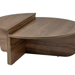 Table basse en bois "Orion" - 90 x 60 x 30 cm - Noyer HABITAT ET JARDIN Offre Limitée