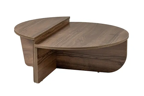 Table basse en bois "Orion" - 90 x 60 x 30 cm - Noyer HABITAT ET JARDIN Offre Limitée