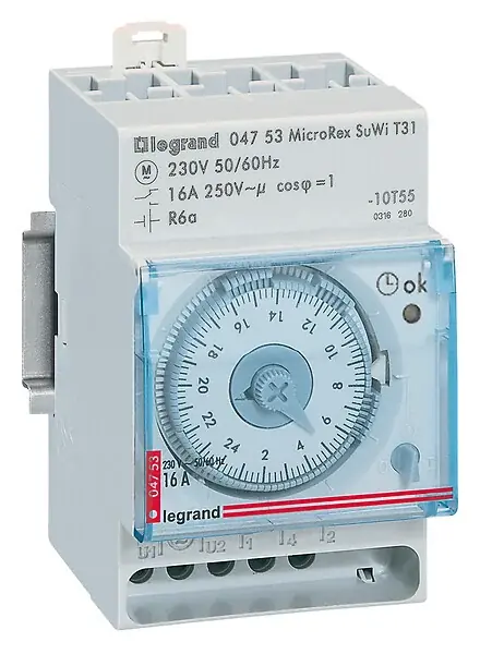 Satisfait Ou Remboursé Horloge modulaire automatique - 3 modules - 16A LEGRAND