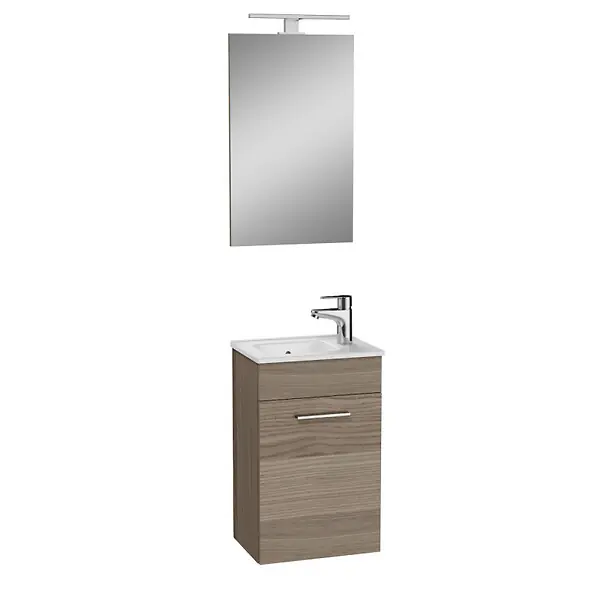 Affaire À Saisir Mia ensemble meuble 39x61x28 cm avec miroir, lavabo et éclairage LED, Cordoba (MIASET40C) VITRA