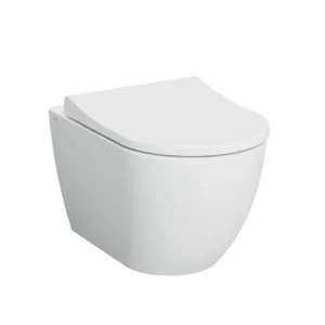 Super Prix Pack cuvette suspendue Carene Mia Round sans bride abattant slim - VITRA - 7510B003-6319