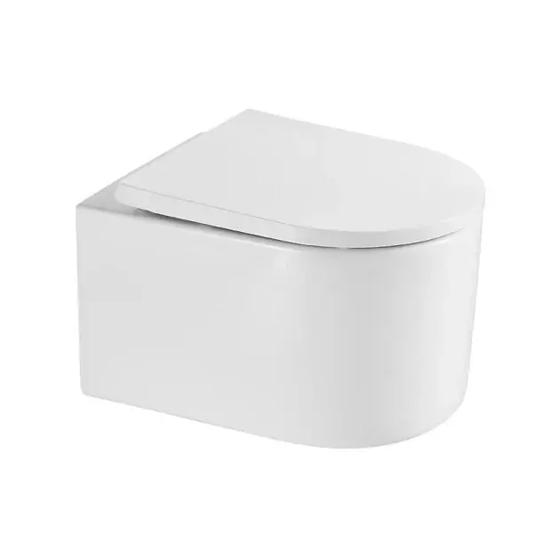 Swiss Aqua Technologies WC suspendu sans bride et fixations invisibles, abattant frein de chute (SAT72010RREXP) Soldes