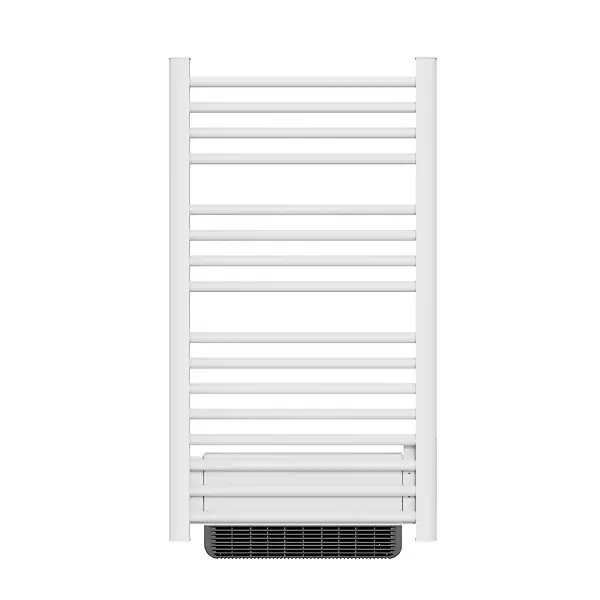 Sèche-serviette électrique sans fluide avec soufflerie - BESTHERM - HESTIA 500 + 1000W - blanc Usine Directe