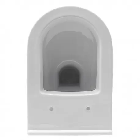 Meilleure Vente S50 Cuvette avec bride + Abattant avec frein de chute Duroplast VITRA
