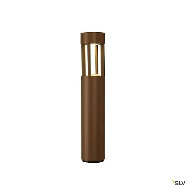 Borne extérieure SLV SLOTS avec LED intégrée, coloris fonte rouillée - Hauteur 45 cm Prix Choc