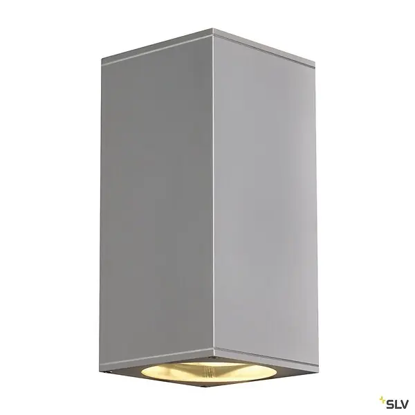 Achat Immédiat Applique extérieure SLV BIG THEO UP/DOWN, gris, GU10/QPAR111, 2x 75W max, IP44