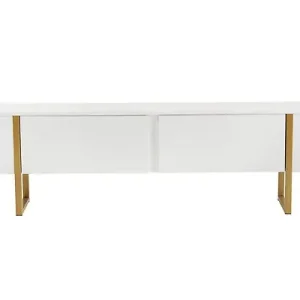 Commande En Gros Meuble TV en bois "Serenity" - 180 x 29 x 50 cm - Blanc HABITAT ET JARDIN