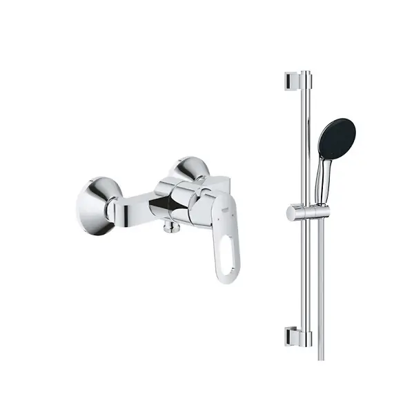 Mitigeur douche Bauloop monocommande et douchette Grohe Vitalio Start Prix Réduit