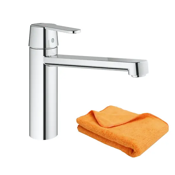 Robinet de cuisine Get chromé + microfibre GROHE Prix Promo