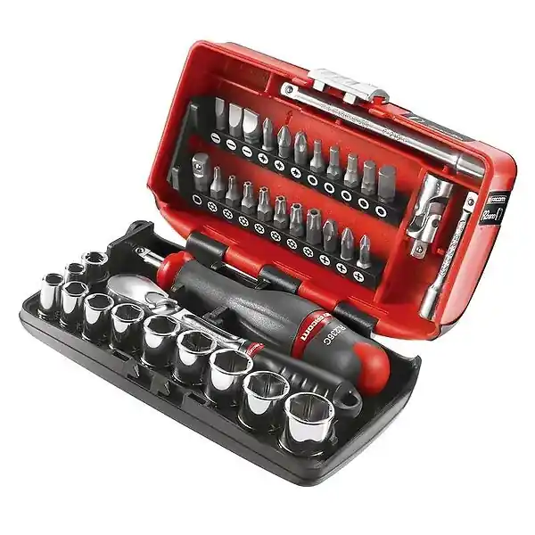 Expédié Aujourd'hui Coffret clé à cliquet étanche + douilles 1/4" FACOM RL.NANO1PB 38 pièces