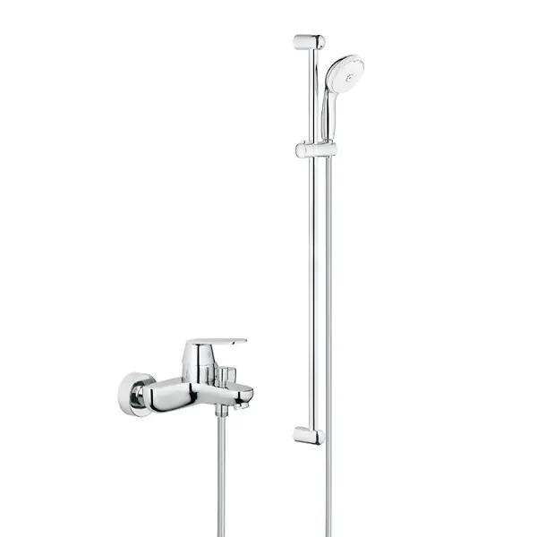 Tempesta 100 ensemble de douche complet 3 jets + mitigeur monocommande 1/2" bain/douche, chrome (32831000-28789002) GROHE Seulement Aujourd'hui
