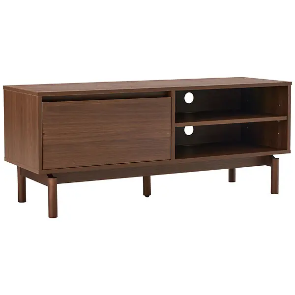 Meuble TV en bois foncé 120cm SARAH HAPPY GARDEN Seulement Aujourd'hui