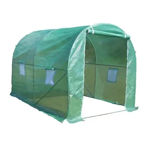 Produit De Marque Serre tunnel acier galvanisé - Vert - 5m² - L.2xl.2.5xH.2m HABRITA