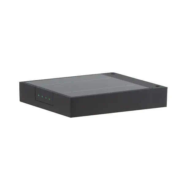 Produit De Marque Applique murale solaire aluminium ALA WALL Noir 14.5 cm LUMISKY