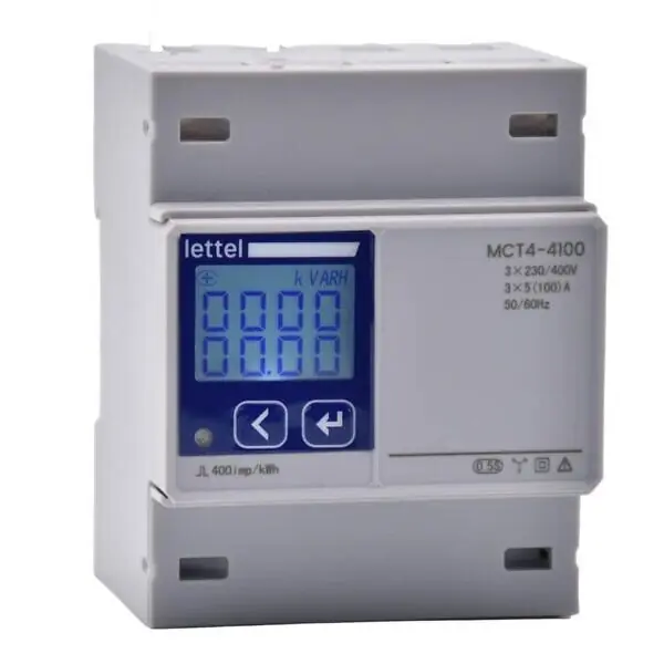 Compteur d‘énergie multi-mesures triphasé 100A direct - Communication Modbus - LETTEL - MCT4-3100 Achetez Aujourd'hui