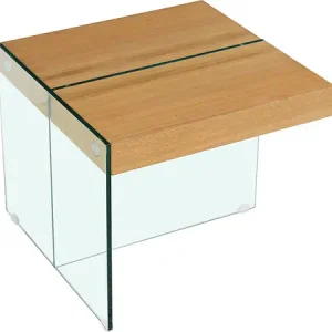 Prix Choc Table basse "Agrigento" - 60 x 60 x 50 cm - Finition chêne HABITAT ET JARDIN