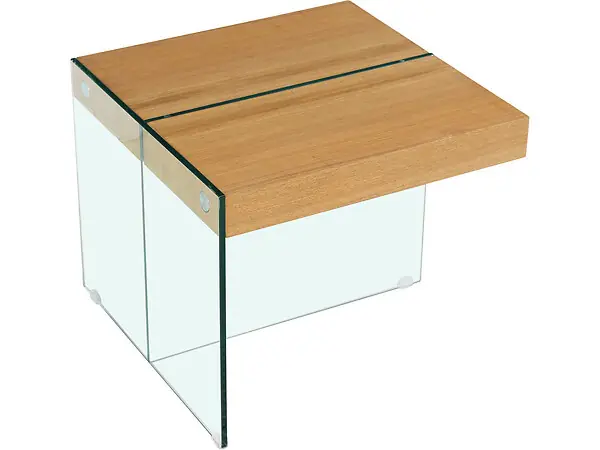 Prix Choc Table basse "Agrigento" - 60 x 60 x 50 cm - Finition chêne HABITAT ET JARDIN
