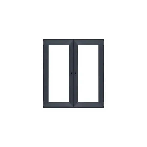 Offre Exclusive Fenêtre PVC 2 vantaux oscillo-battante - Anthracite