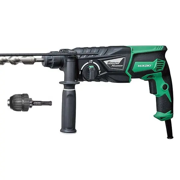 Perforateur Hikoki Dh26pc 26 Mm Sds+ 830 W - 3,2 Joules + Mandrin HITACHI Produit De Marque