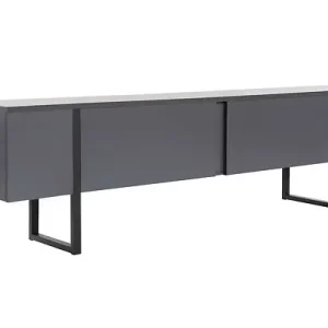 Meuble TV en bois "Serenity" 180 x 30 x 50 cm - Anthracite HABITAT ET JARDIN Livraison Express