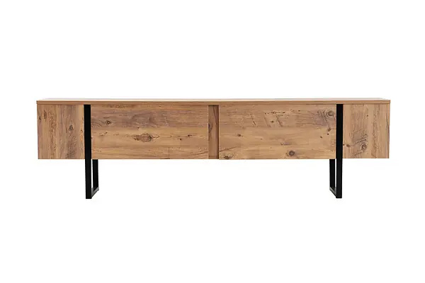 Meuble TV en bois "Serenity" 180 x 30 x 50 cm - Pin atlantique HABITAT ET JARDIN Solde