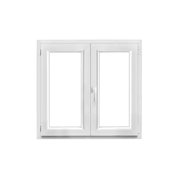 Fenêtre PVC 2 vantaux oscillo-battant droite - L.105xH.108cm QUADROFORM Achat Immédiat