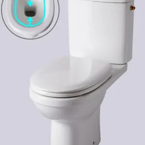 Vente Flash Pack WC Monica à poser - Blanc - 3/6L - Sans bride GODART