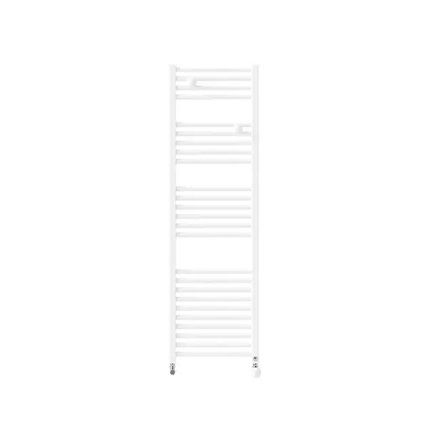 Vente Flash Sèche-serviettes eau chaude Riva 4 étroit 500W avec collecteurs blanc brillant - THERMOR - 471606