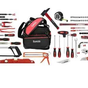 Vente Directe Composition d‘outillage générale sac + 73 outils - Hanger