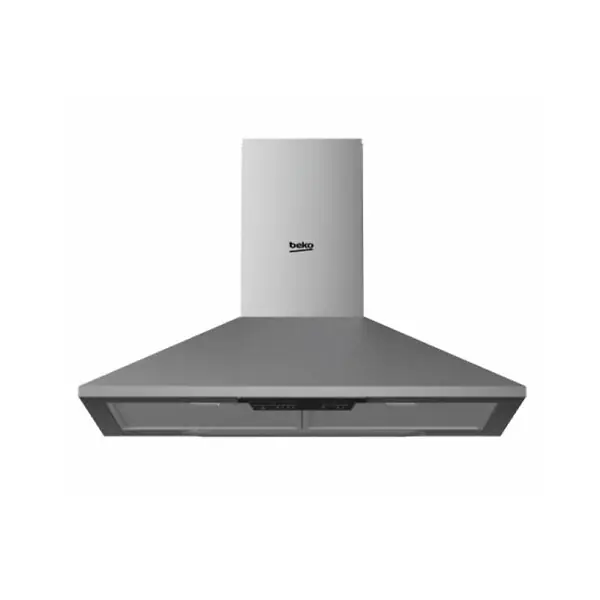 Beko Hotte de cuisine murale avec 3 vitesses, Acier inoxydable (HCP61310I) Soldes