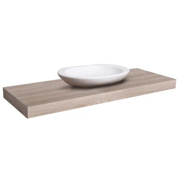 Retour Gratuit Naturel Plaque sous lavabo Naturel Dolce 150x50 cm chêne bardolino DO15050DB