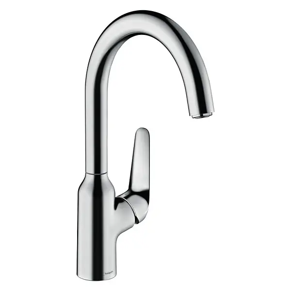 Hansgrohe Focus M42 Mitigeur de cuisine 220, 1 jet, bec orientable à 360°, chromé Meilleur Choix