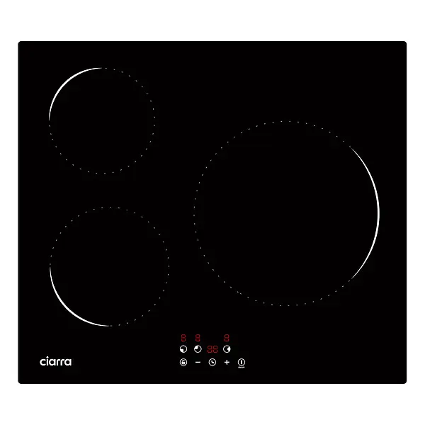 Plaque de cuission induction 3 foyer 59CM 5600W CABBIH3-C CIARRA Meilleur Choix