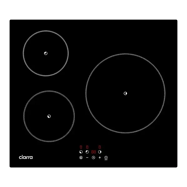 Affaire À Saisir Plaque de cuission induction 3 foyer 59CM 5600W CABBIH3-F CIARRA