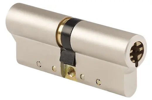 Cylindre double entrée 30X30mm à 5 ailettes finition nickelé - POLLUX â “ 955533 Commande En Gros