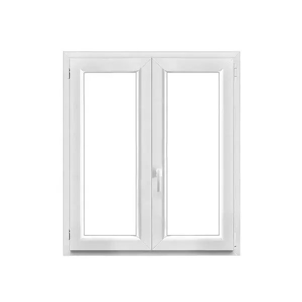 Fenêtre PVC 2 vantaux oscillo-battante - Blanc - 115x100cm QUADROFORM Commande En Gros