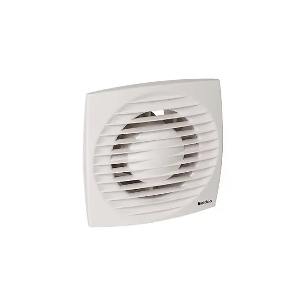 Extracteur DESIGN 125 P - 9,3W - 115m3/h - 31dB - Blanc ALDES Nouvelle Collection