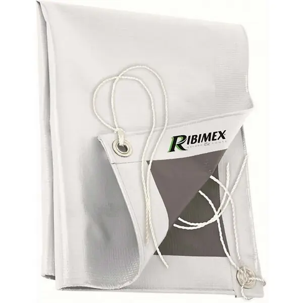 Bâche blanche PVC 5x8 m 300 g/m2 RIBIMEX Expédition Rapide