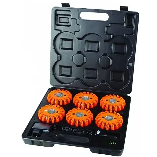 Balises LED (valise 6 pièces) rechargeables + magnétiques TALIAPLAST Bon Marché
