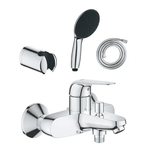 Pack mitigeur mécanique Swift + Douchette 2 jets Vitalio Start 110 + Flexible1750 mm et support GROHE Nouvelle Collection