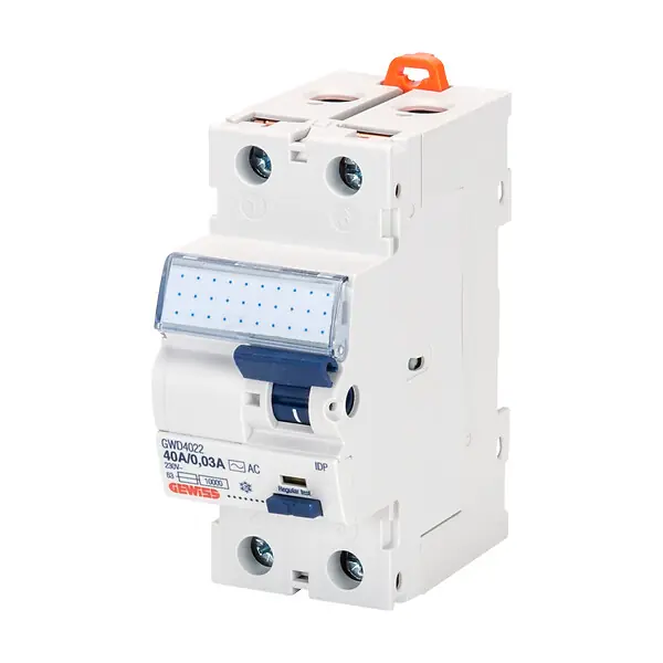Interrupteur différentiel 63 A instantané 2 modules 300 mA type AC - GEWISS - GWD4044 Produit De Marque